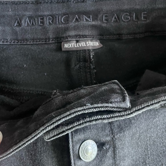 80s Flare American Eagle High Waisted Jeans - Picture 3 of 4